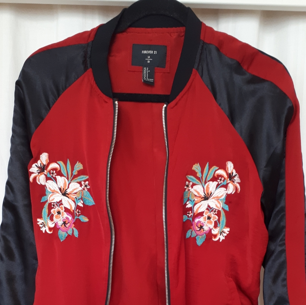 Forever 21, small size, black and red.